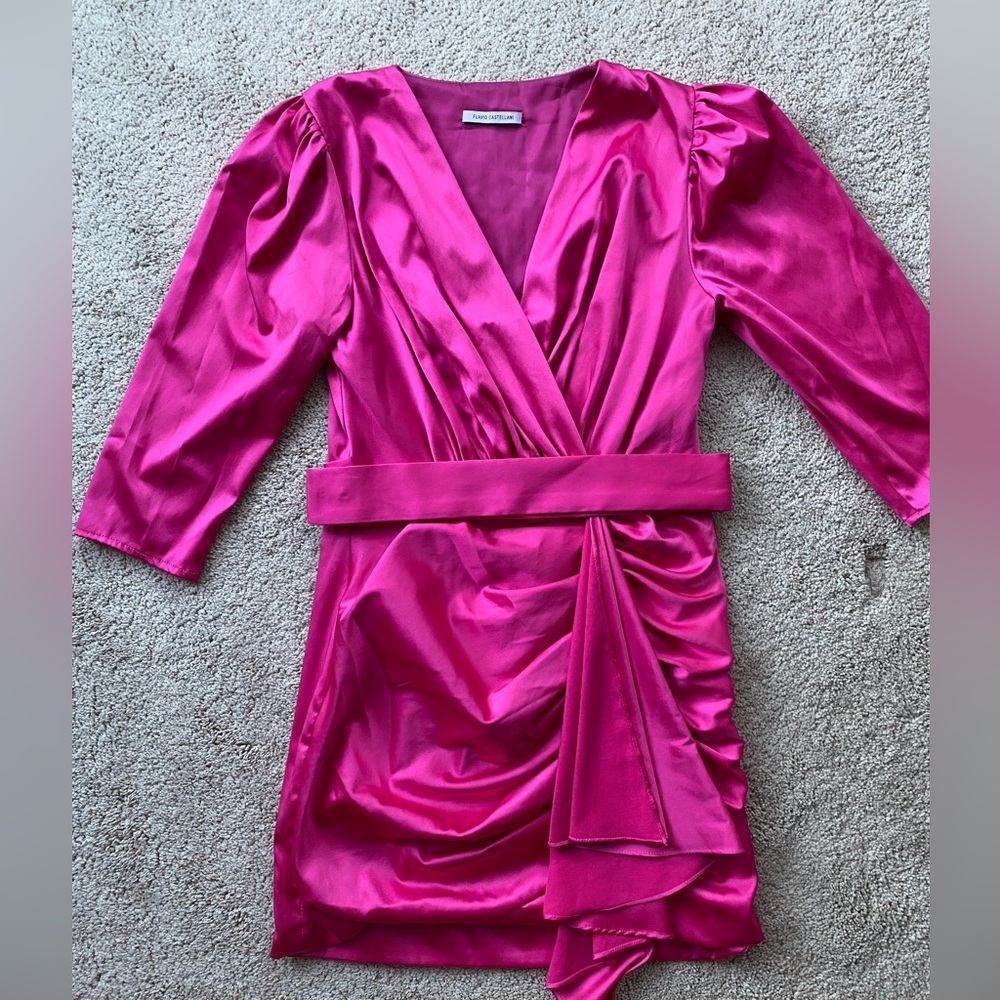 Elegant Pink Mini Dress